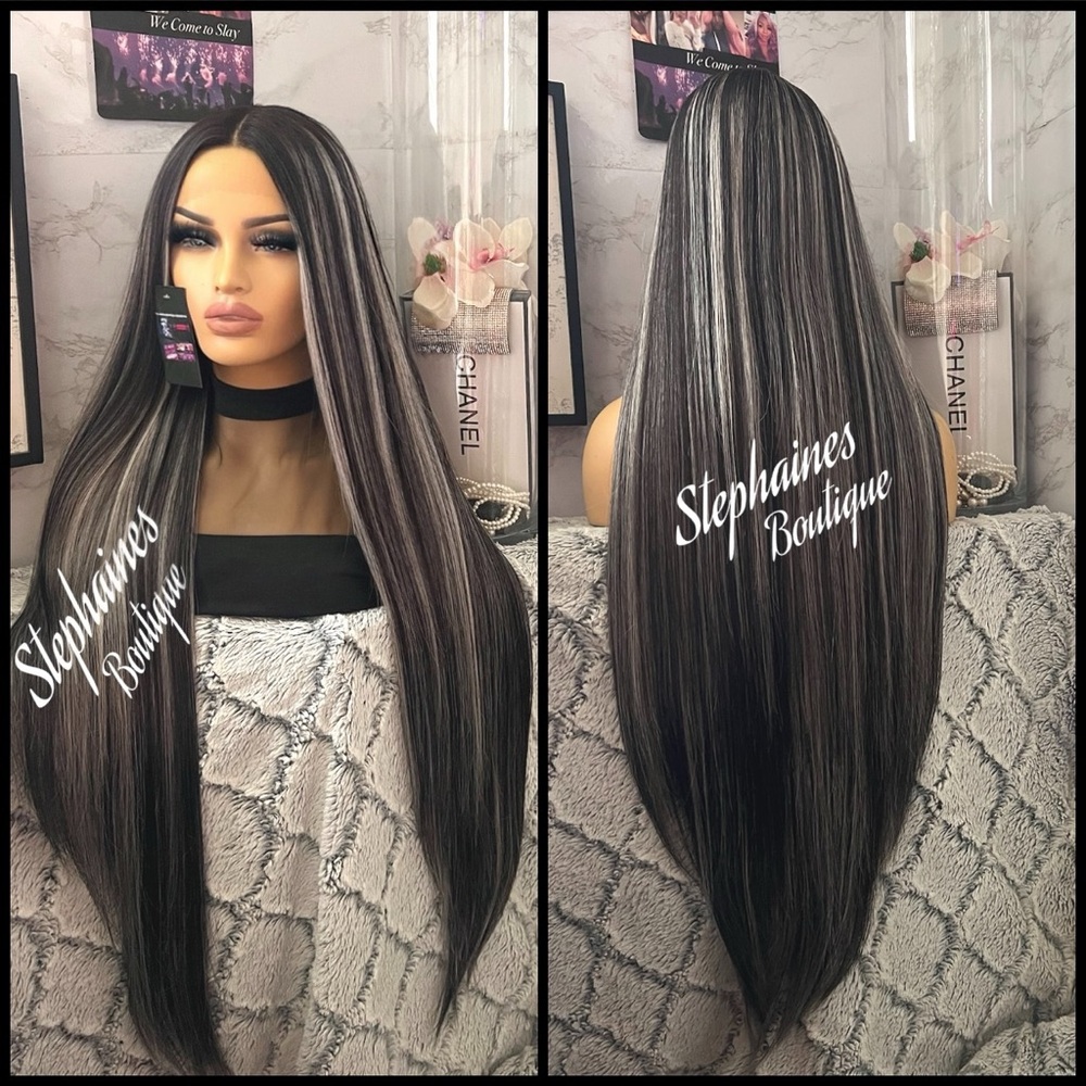 Human Hair Blended Lace Front Wig